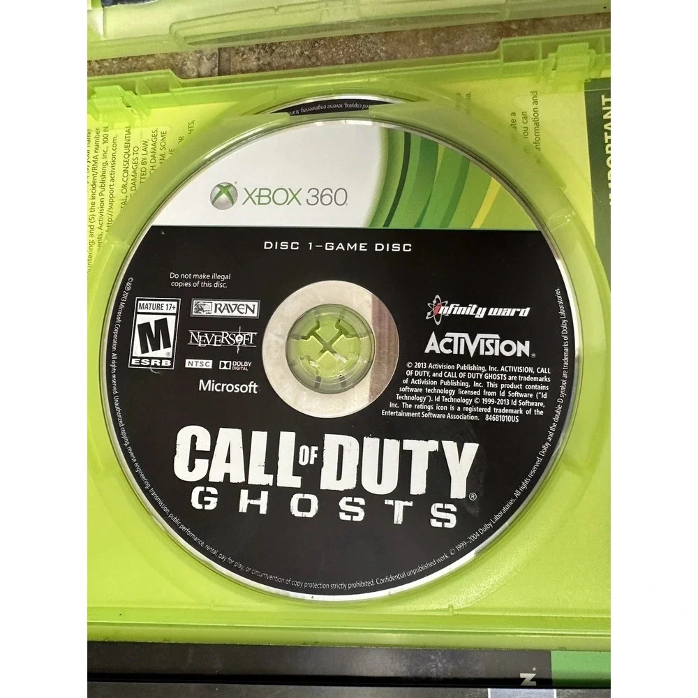 Call of Duty: Ghosts Xbox 360, Call Of Duty World At War 2, Lots